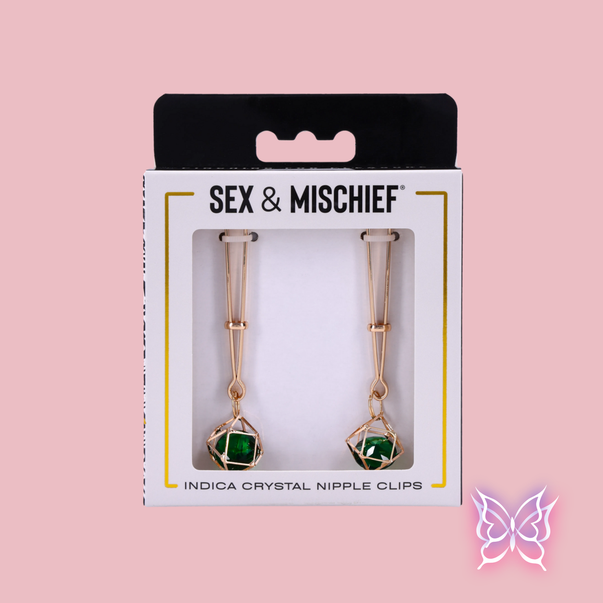Indica Crystal Nipple Clips