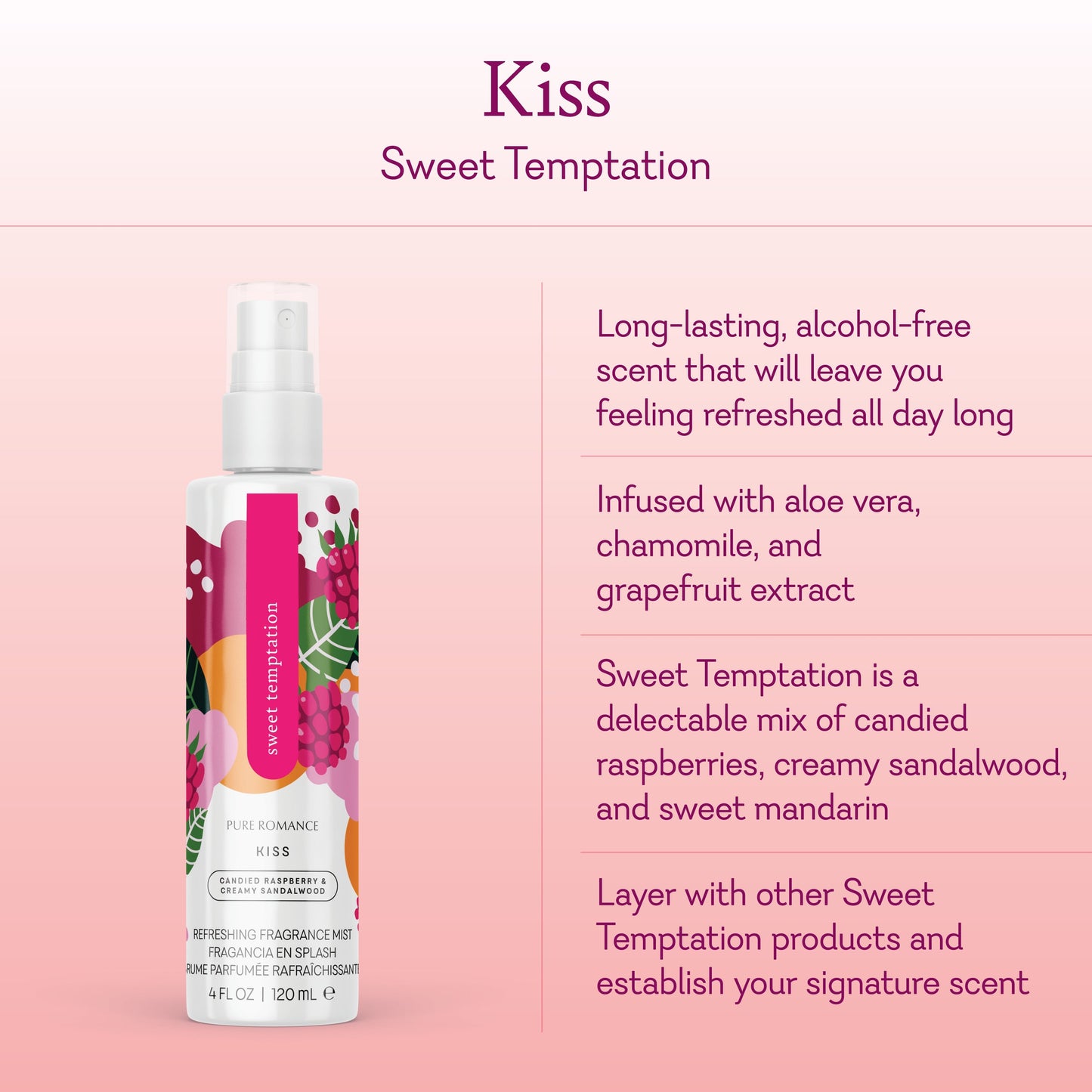 Refreshing Fragrance Mist - Sweet Temptation