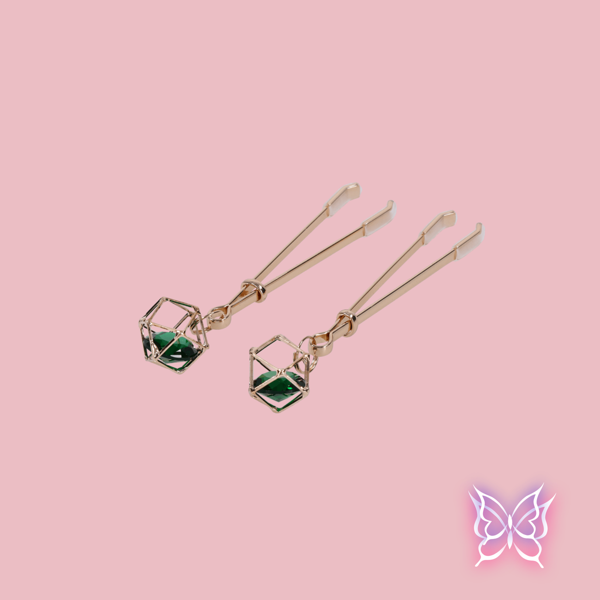 Indica Crystal Nipple Clips