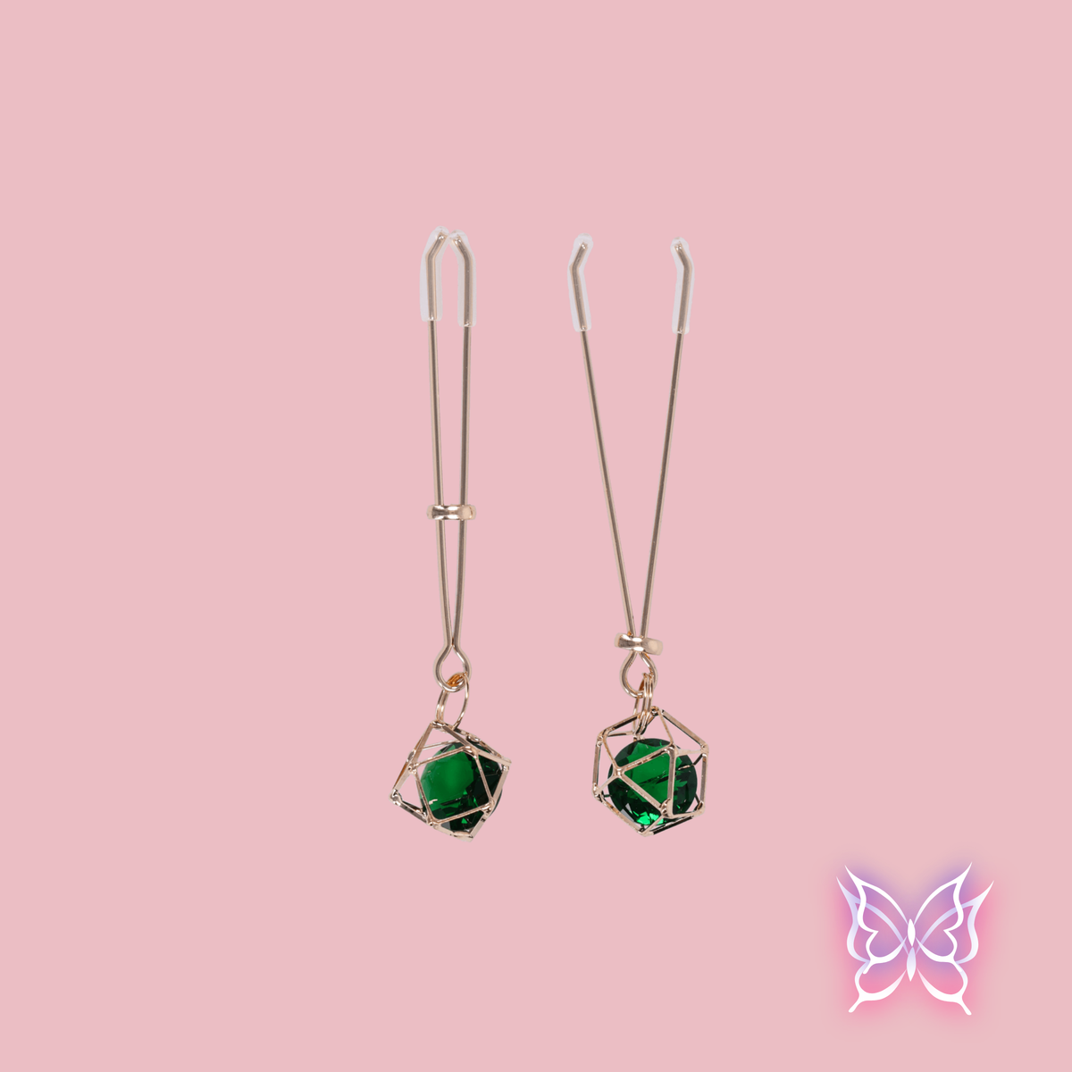Indica Crystal Nipple Clips
