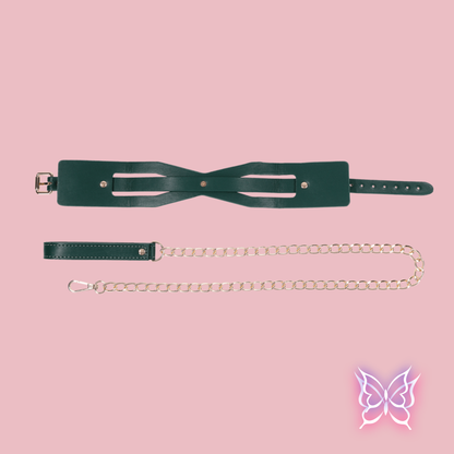 Indica Cutout Collar and Leash