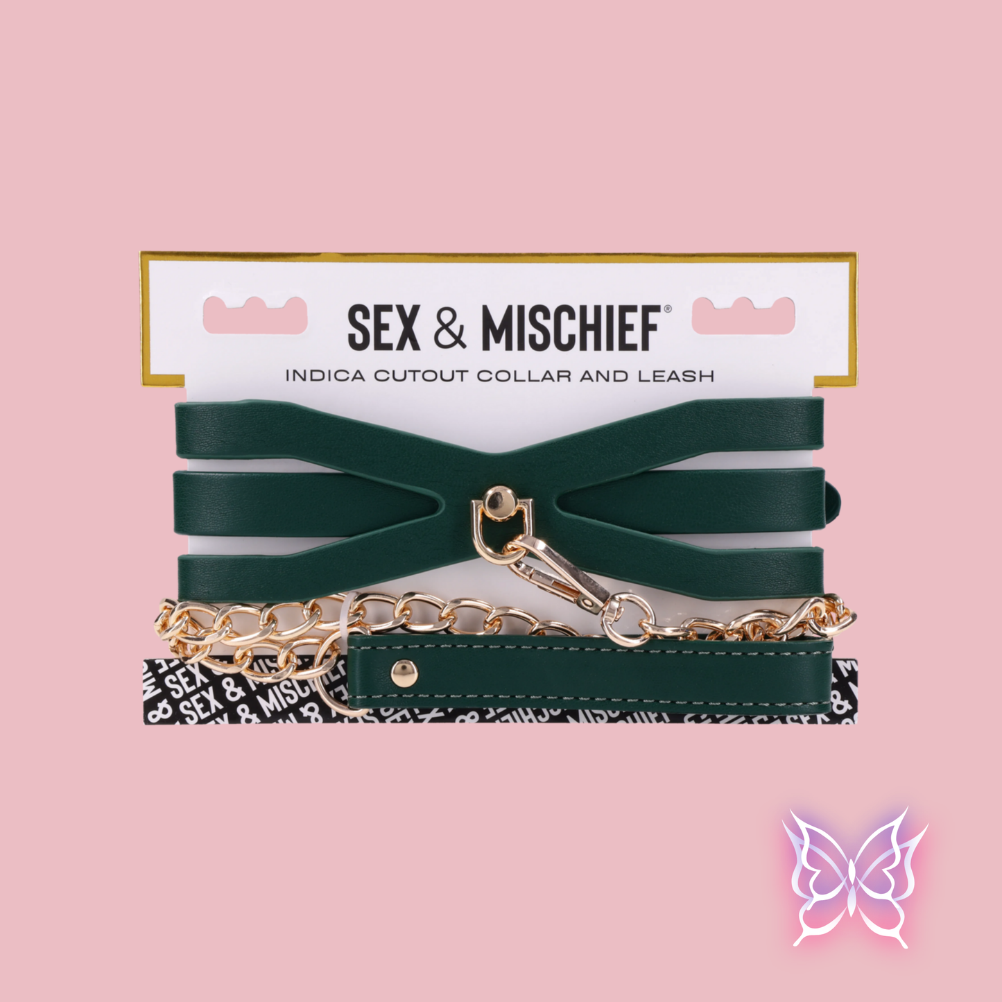 Indica Cutout Collar and Leash