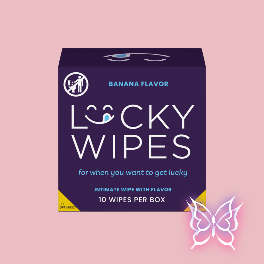 Banana Flavored Lucky Wipes (For Him)
