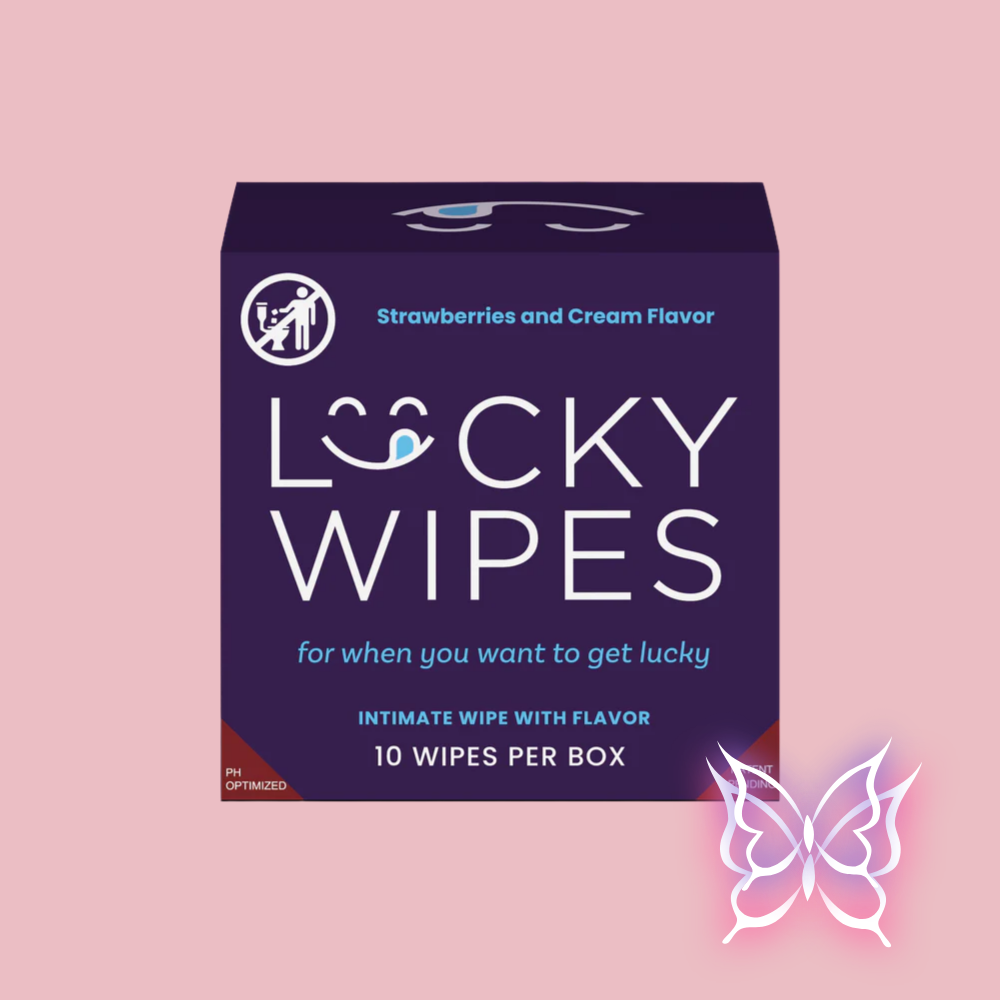 Strawberries & Cream Flavored Wipes (For Him)