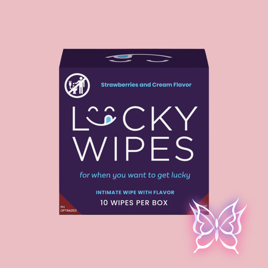 Strawberries & Cream Flavored Wipes (For Him)