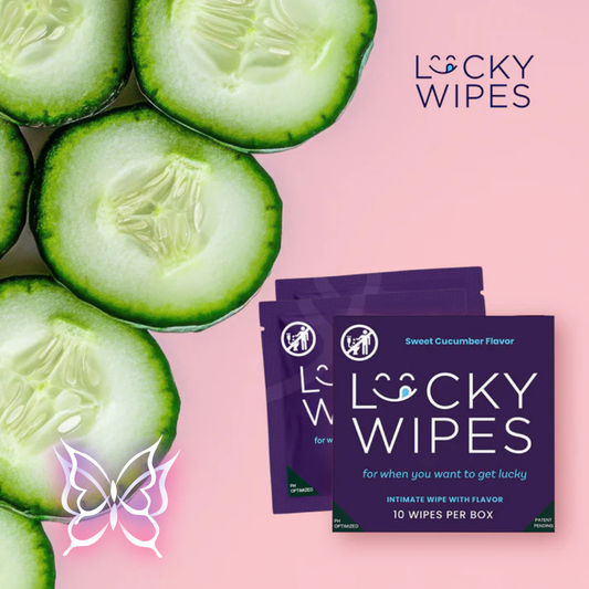 Sweet Cucumber Flavored Lucky Wipes (For HIm)