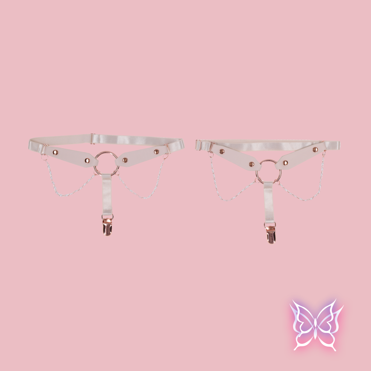 Peaches 'n CreaMe Pearl Garters