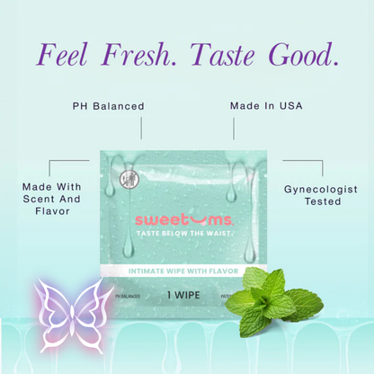 Sweet Mint Intimate Wipes
